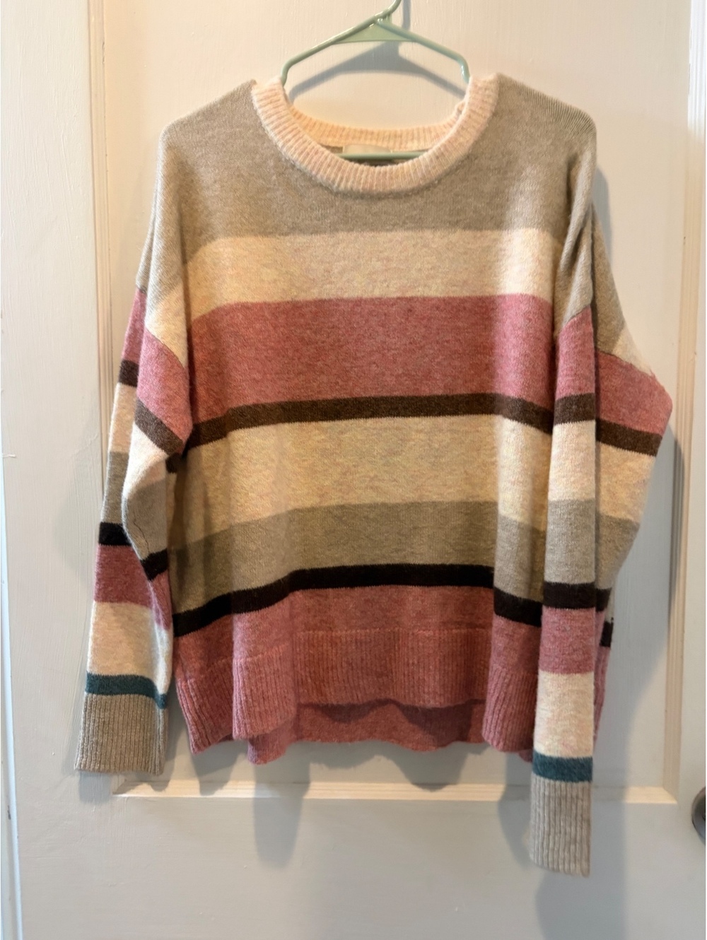 Becool striped knit sweater
